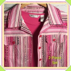 Jacket and tee by Draper,s and Damon’s